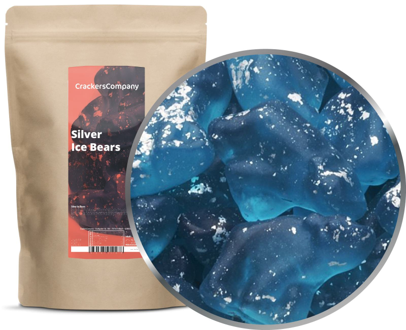SILVER ICE BEARS ZIP bag 700g – ZIP pouch