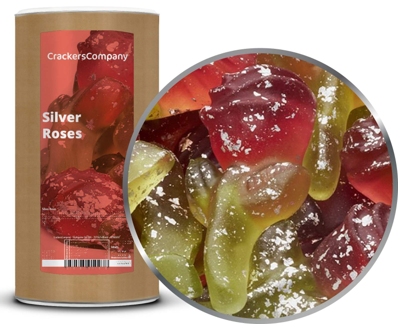 SILVER ROSES Membrandose groß 1,05kg – Membrandose groß