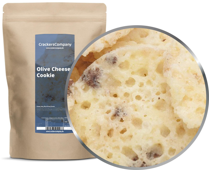 OLIVE CHEESE COOKIE ZIP Beutel 150g – ZIP-Beutel