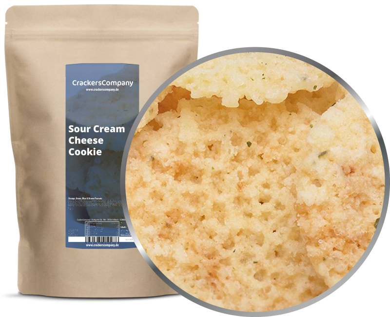 SOUR CREAM CHEESE COOKIE ZIP Beutel 150g – ZIP-Beutel