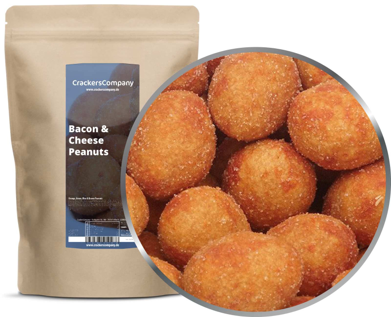 BACON & CHEESE PEANUTS ZIP Beutel 400g – ZIP-Beutel
