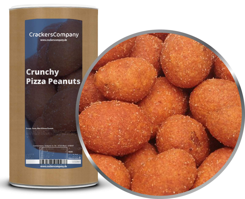 CRUNCHY PIZZA PEANUTS Membrandose groß 600g – Membrandose groß