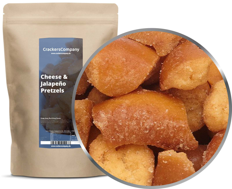 CHEESE & JALAPEÑO PRETZEL ZIP bag 300g – ZIP pouch