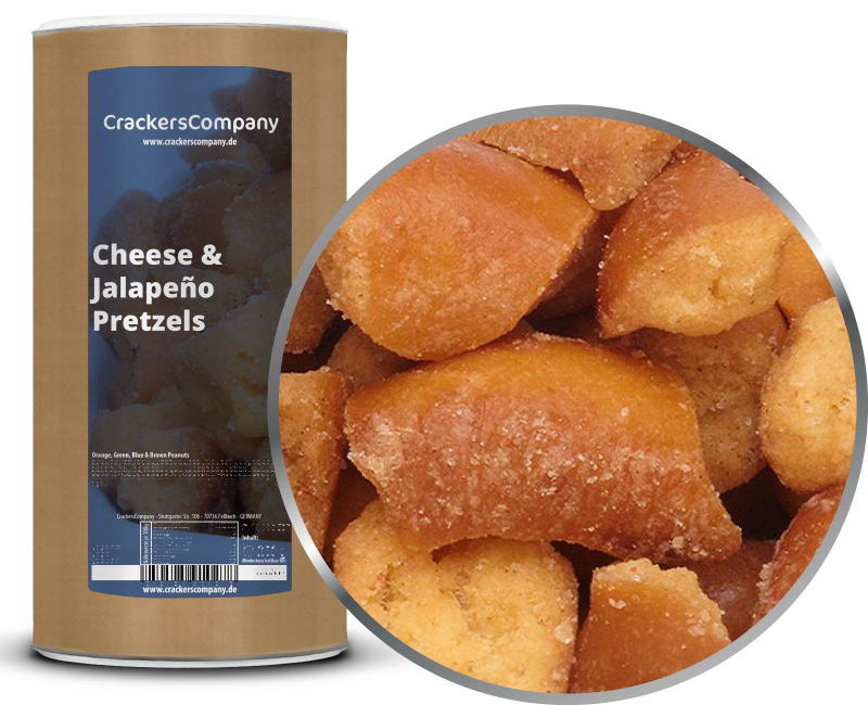 CHEESE & JALAPEÑO PRETZEL composite can large 450g – Large composite tin