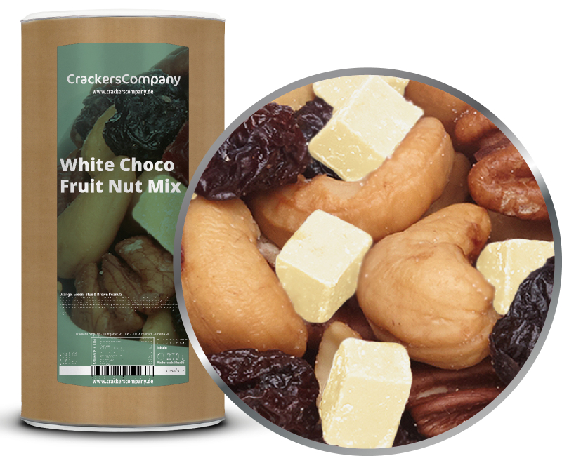 WHITE CHOCO FRUIT NUT MIX composite can large 700g – Large composite tin