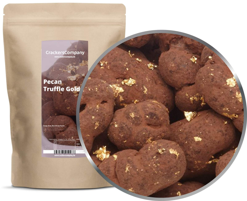 PECAN TRUFFLE GOLD ZIP bag 500g – ZIP pouch