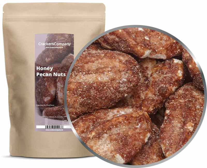 HONEY PECAN NUTS ZIP bag 450g – ZIP pouch