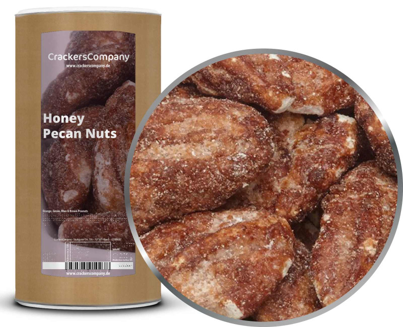 HONEY PECAN NUTS composite can large 600g – Large composite tin