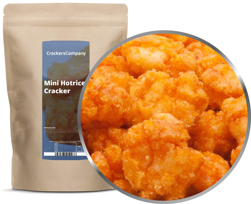 MINI HOTRICE CRACKER ZIP Beutel 200g – ZIP-Beutel