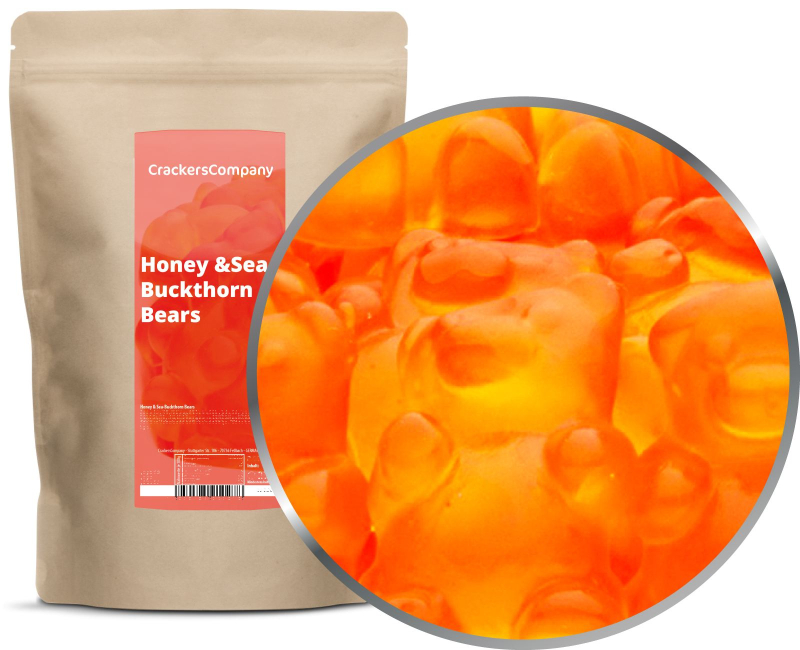 HONEY & SEA-BUCKTHORN BEARS ZIP bag 700g – ZIP pouch
