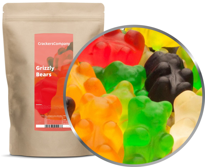 GRIZZLY BEARS ZIP bag 700g – ZIP pouch