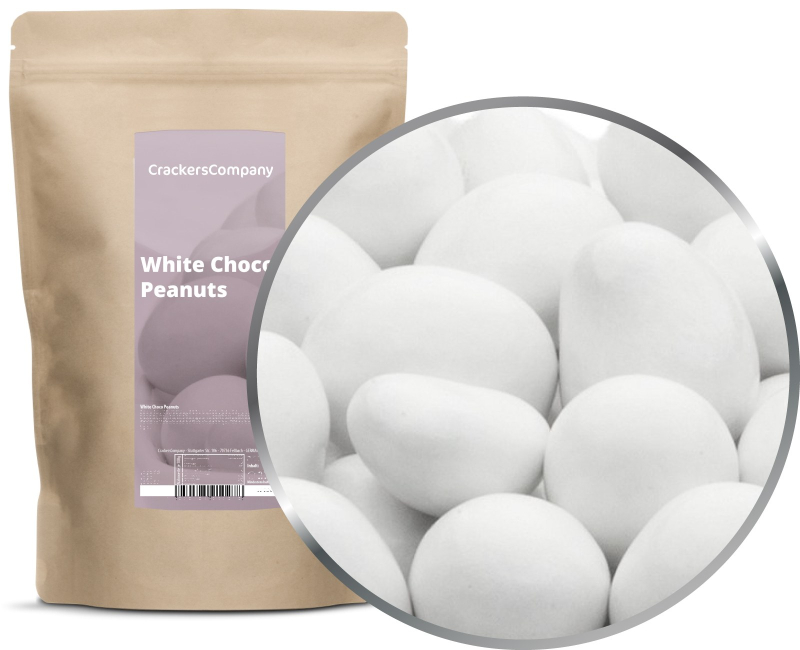 WHITE CHOCO PEANUTS ZIP bag 750g – ZIP pouch