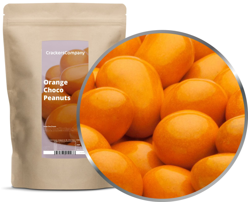 ORANGE CHOCO PEANUTS ZIP Beutel 750g – ZIP-Beutel