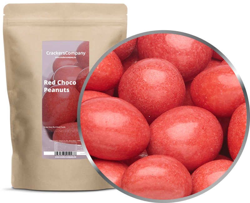RED CHOCO PEANUTS ZIP bag 750g – ZIP pouch