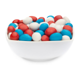 WHITE, RED & BLUE PEANUTS
