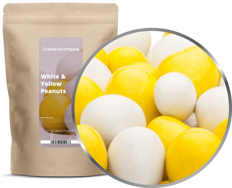 WHITE & YELLOW PEANUTS ZIP bag 750g – ZIP pouch