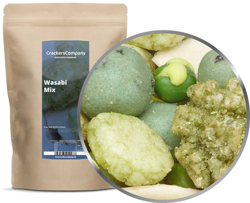 WASABI MIX ZIP bag 200g – ZIP pouch