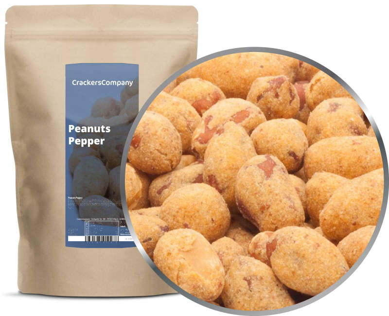 PEANUTS PEPPER ZIP bag 500g – ZIP pouch