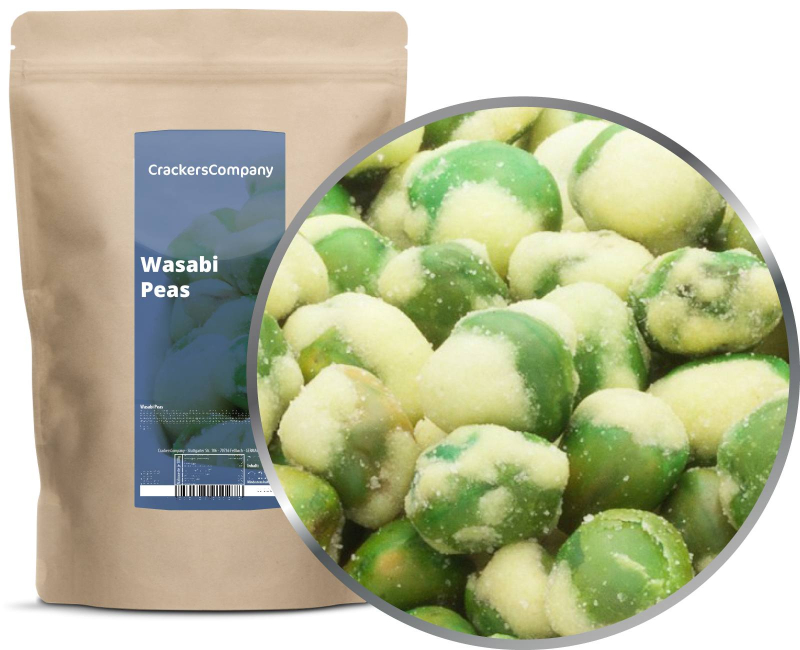 WASABI PEAS ZIP Beutel 400g – ZIP-Beutel
