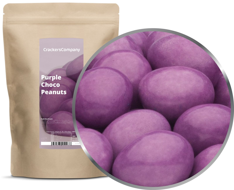 PURPLE CHOCO PEANUTS ZIP bag 750g – ZIP pouch