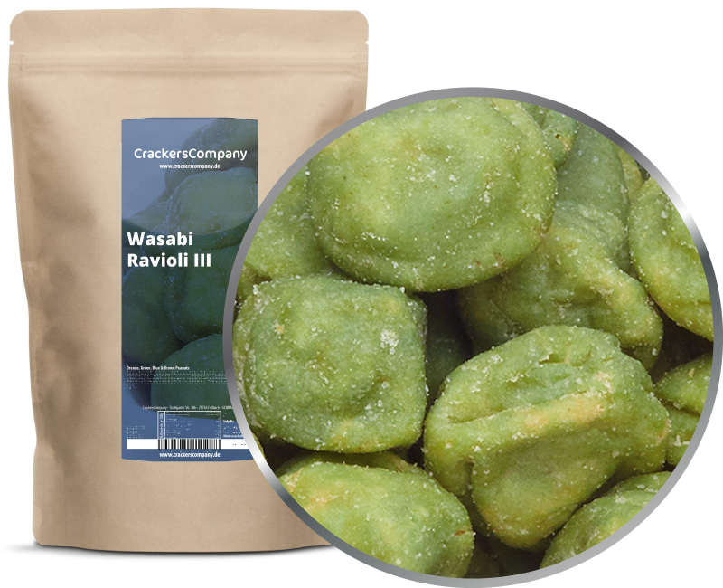 WASABI RAVIOLI III ZIP bag 350g – ZIP pouch