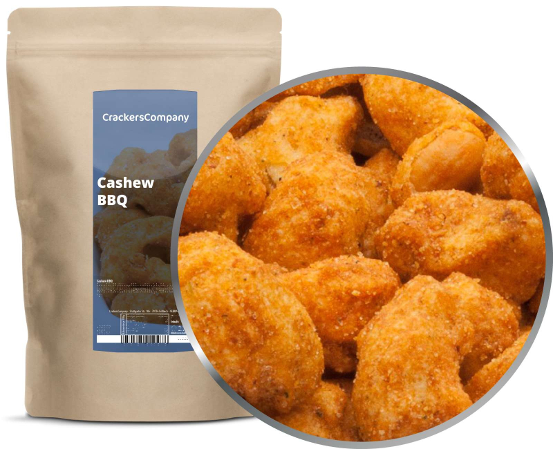 CASHEW BBQ ZIP bag 400g – ZIP pouch