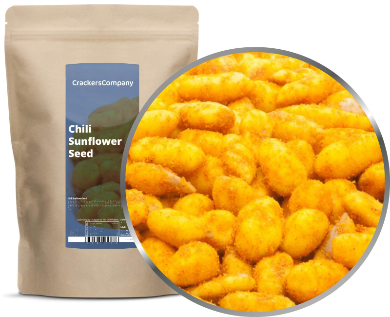CHILI SUNFLOWER SEED ZIP Beutel 500g – ZIP-Beutel