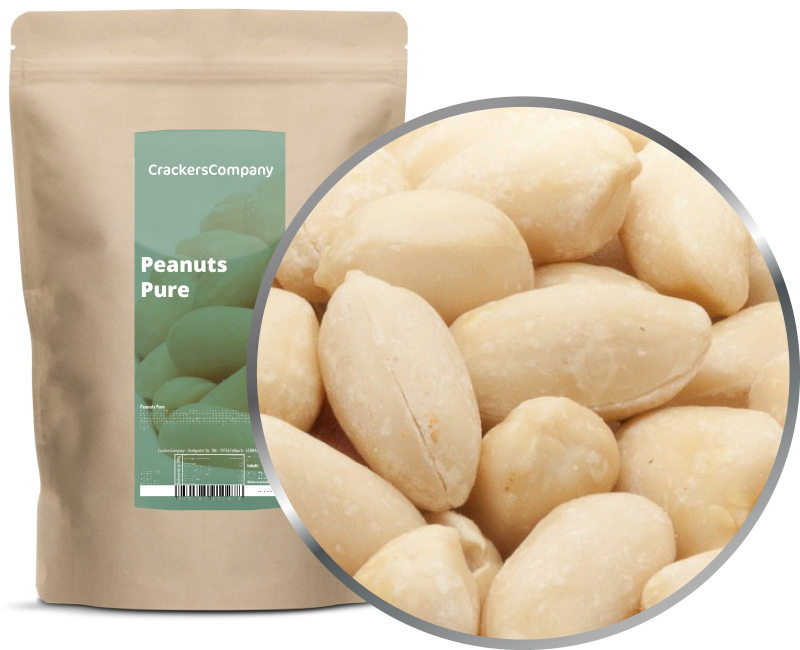PEANUTS PURE ZIP bag 600g – ZIP pouch
