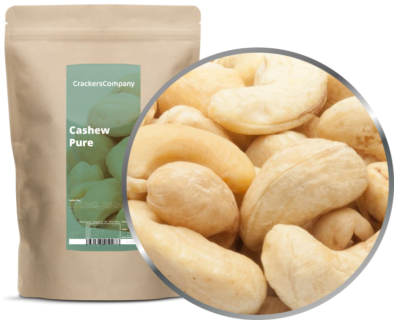 CASHEW PURE ZIP bag 600g – ZIP pouch