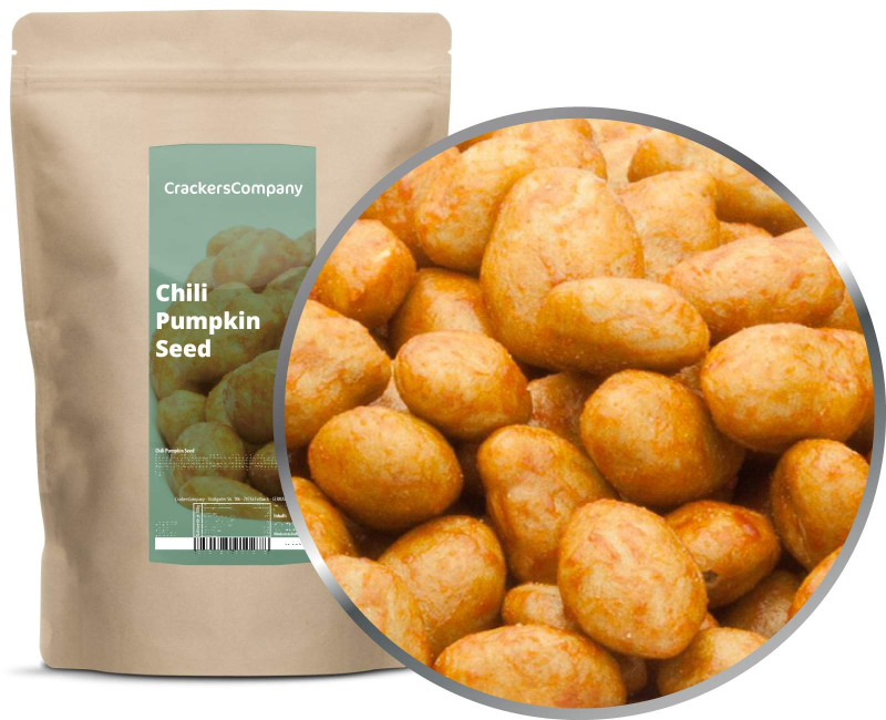CHILI PUMPKIN SEED ZIP bag 450g – ZIP pouch