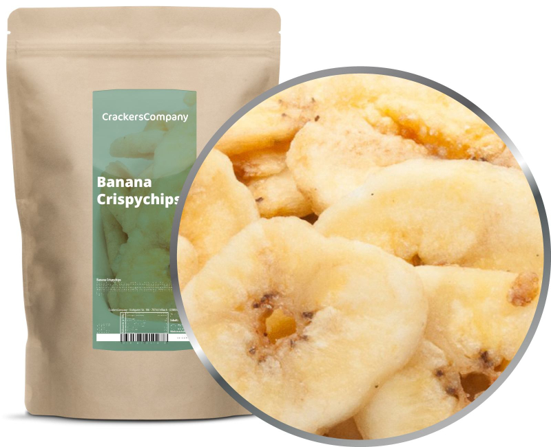 BANANA CRISPYCHIPS ZIP Beutel 350g – ZIP-Beutel