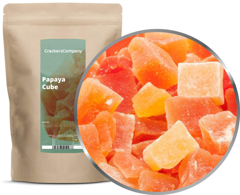 PAPAYA CUBE ZIP bag 600g – ZIP pouch
