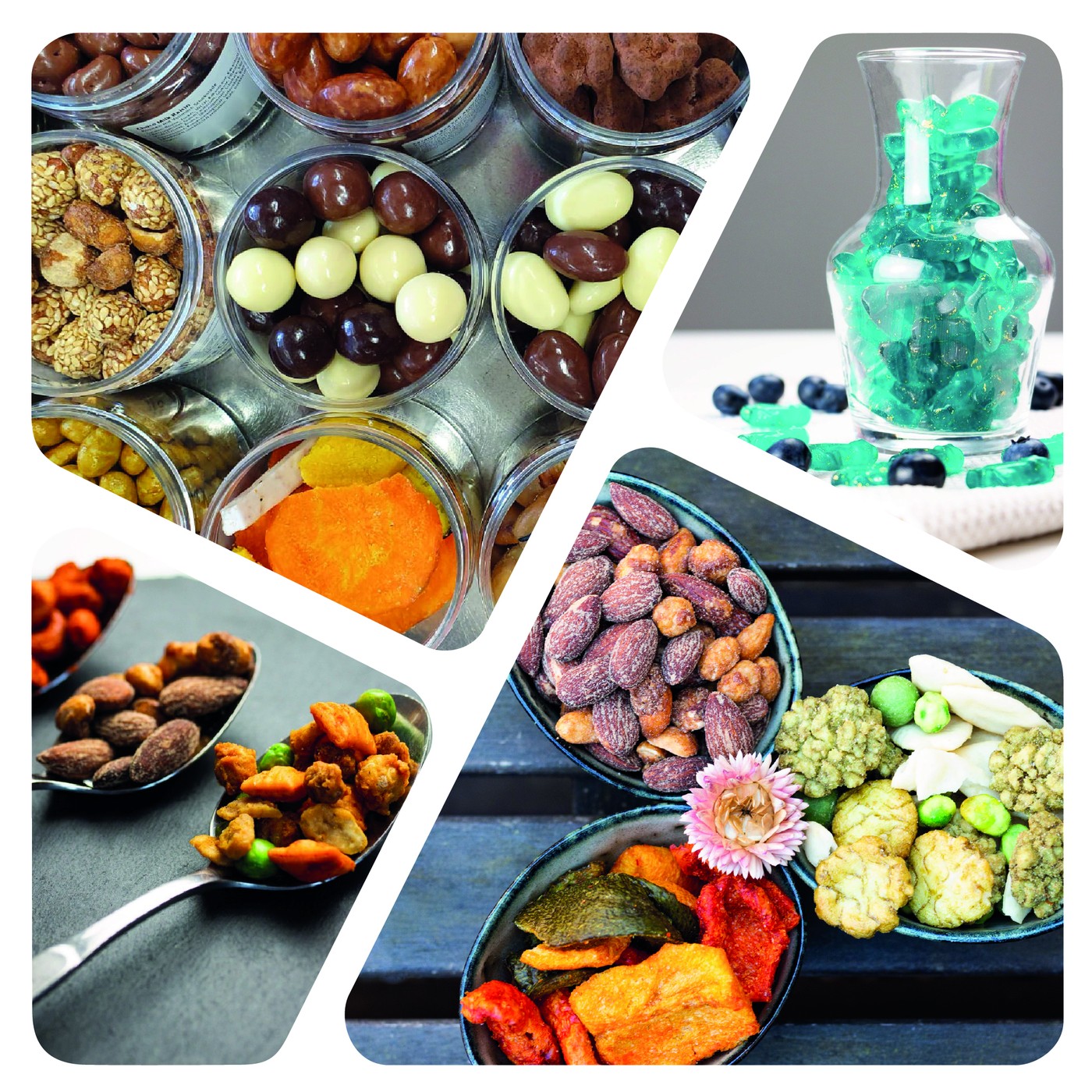 Auswahl verschiedener CrackersCompany Snacks