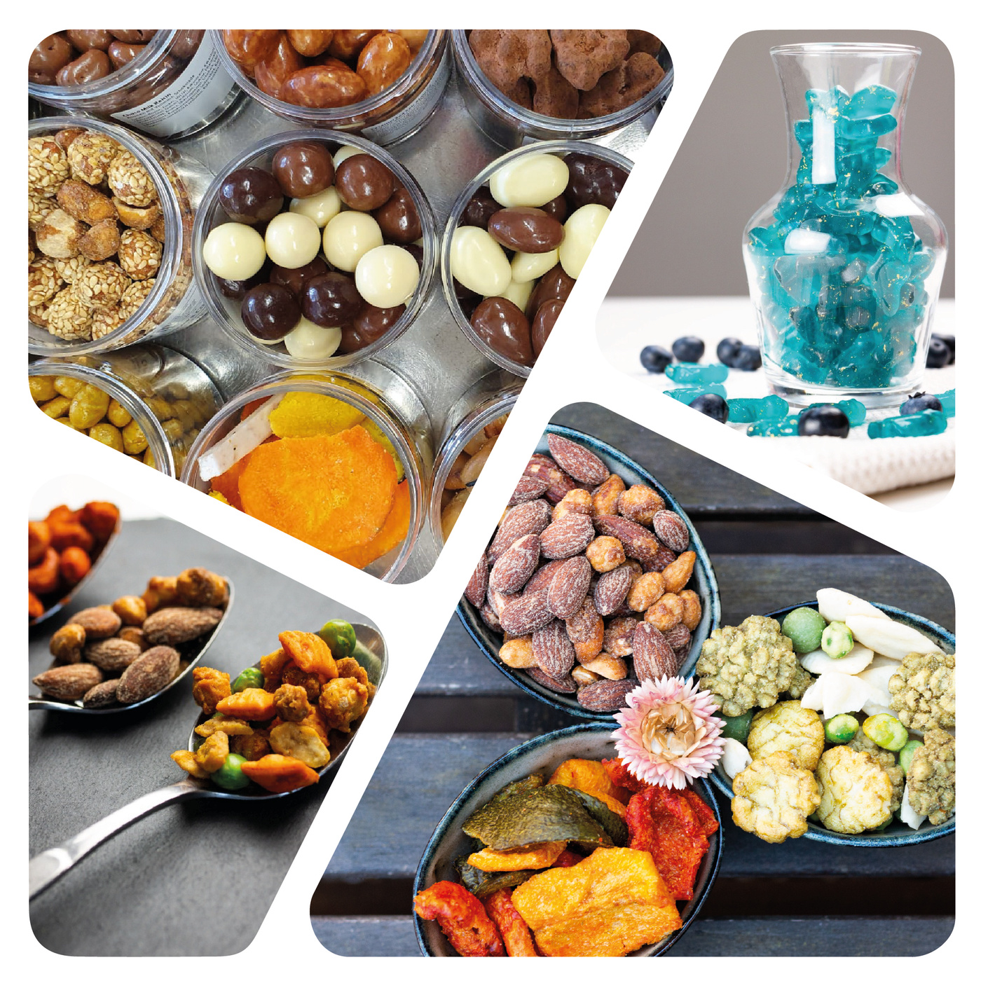 Auswahl verschiedener CrackersCompany Snacks